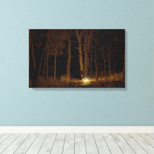 Night Terror Canvas Afdruk (Insitu (Houten vloer))