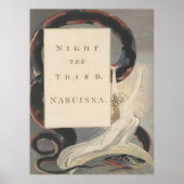 Night the Third Narcissa, van Edward Young's Poster (Voorkant)