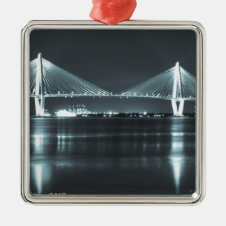 Night Time Bridge Metalen Ornament