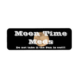 Night Time Med-label Etiket