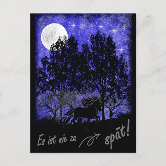 Night Tölter - es ist nie zu spät Briefkaart (Voorkant)