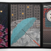 Night Trifold Kaart (Binnenkant midden)