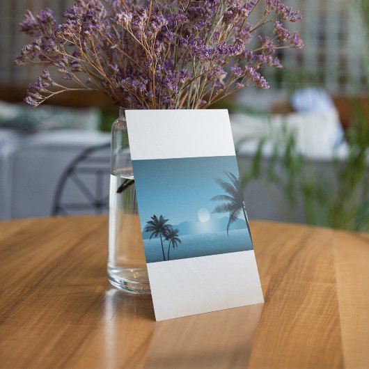 Night Tropical Schilderachtig Kaart