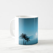 Night Tropical Schilderachtig Koffiemok (Voorkant links)