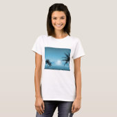 Night Tropical Schilderachtig T-shirt (Voorkant volledig)