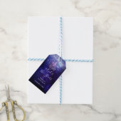 Night under the Stars Galaxy Bedankt Cadeaulabel (Met Touw)