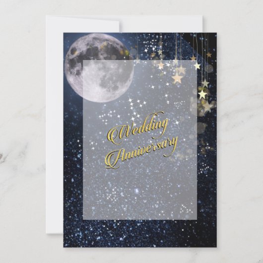 Night Under the Stars Jubileum Kaart (Voorkant)