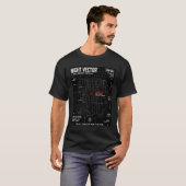 Night Vector | Grid Anomaly Protocol T-shirt (Voorkant volledig)