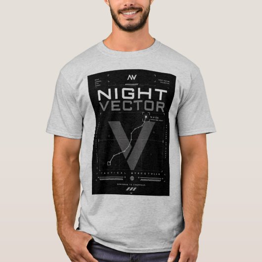 Night Vector T-Shirt (Voorkant)