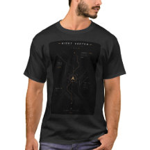 Night Vector | Tactische Waypoint Serie T-shirt