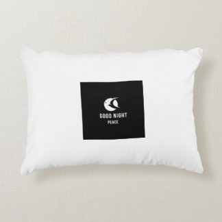 Night vibe image printed pillow accent kussen