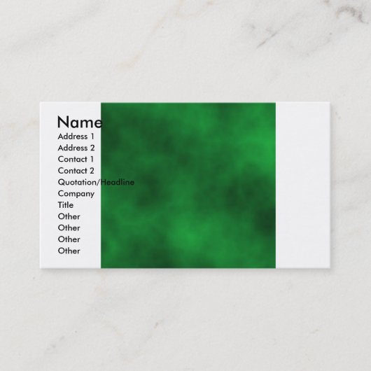 Night Vision Business Card Visitekaartje (Voorkant)