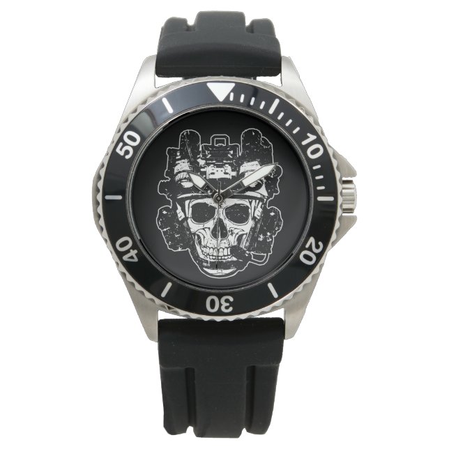 Night Vision Elite: NVG Operator Badass Horloge (Voorkant)