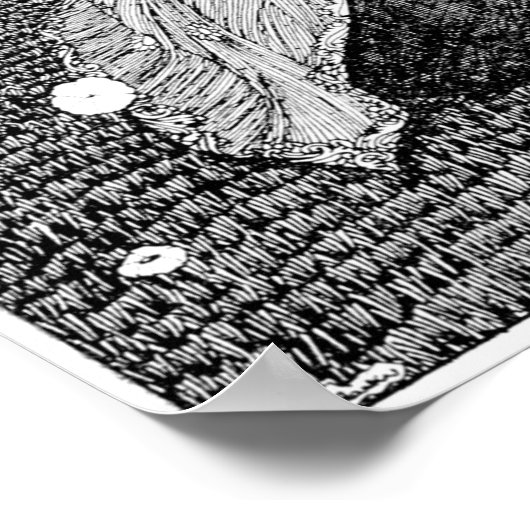 Night Walk - Vintage Image Poster (Hoek)