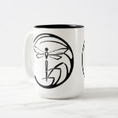 Night Warden - Double Dragonfly B&W - Mok (Voorkant links)