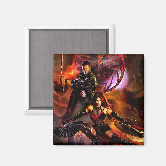 Night Warden - Wander Magneet (Voorkant / Achterkant)