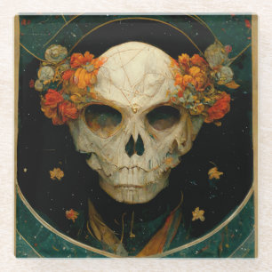 Night Warlock Fantasy Glazen Onderzetter