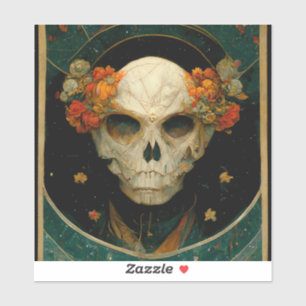 Night Warlock Fantasy Sticker