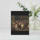 Night Watch Briefkaart (Staand voorkant)