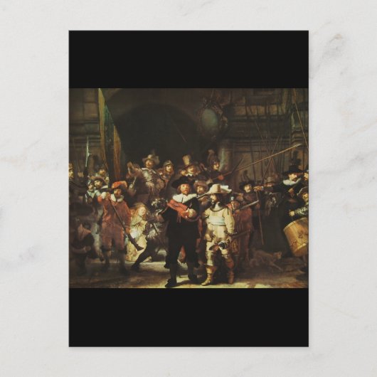 Night Watch Briefkaart (Voorkant)