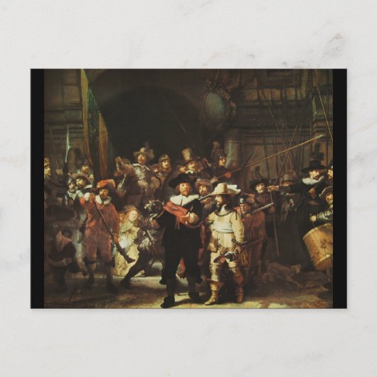 Night Watch Briefkaart (Voorkant)