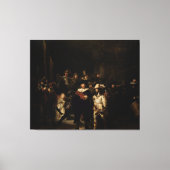 Night Watch van Rembrandt Canvas Afdruk (Voorkant)