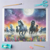 Night Wild Horses Tissuepapier (Craft)