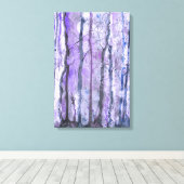 Night Wilds Mixed Media Print (Insitu (Houten vloer))