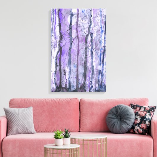 Night Wilds Mixed Media Print (Insitu (Woonkamer))
