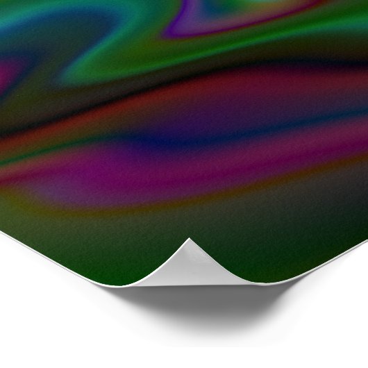 Night Wind Abstract Art Poster (Hoek)