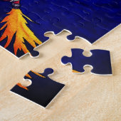 Night Witch Cat Legpuzzel (Zijkant)