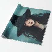 Night Witch Decoupage Tissue Paper voor meubels Cadeaupapier (Uitgerold)