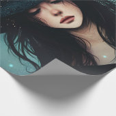 Night Witch Decoupage Tissue Paper voor meubels Cadeaupapier (Hoek)