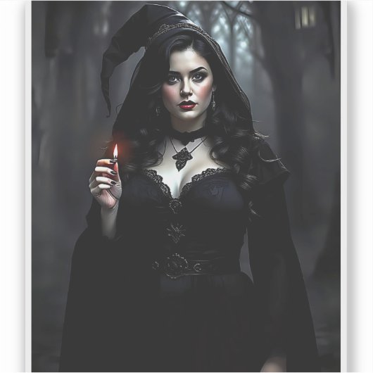 Night Witch Sticker (Voorkant)