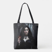 Night Witch Tote Bag (Achterkant)