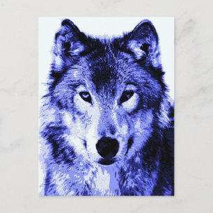Night Wolf Briefkaart
