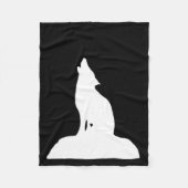 NIGHT WOLF FLEECE DEKEN (Voorkant)