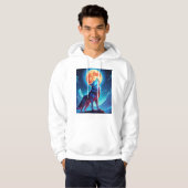 Night Wolf Hoodie (Voorkant volledig)