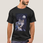 Night Wolf met Celtic Knot T-shirt (Voorkant)