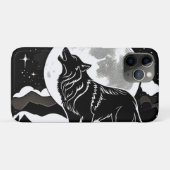 Night Wolf Silhouette Design Case-Mate iPhone Case (Achterkant (horizontaal))