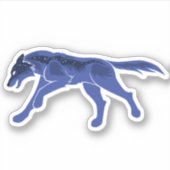Night Wolf Sticker (Voorkant)