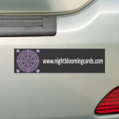 Nightblooming Cards Bumpersticker (Op auto)