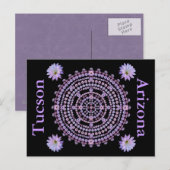 Nightblooming Mandala Briefkaart (Voorkant / Achterkant)
