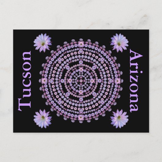 Nightblooming Mandala Briefkaart (Voorkant)