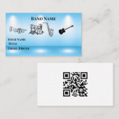 Nightclub Band Standard, 3,5 x 2,0-inch Visitekaar Visitekaartje (Voorkant / Achterkant)