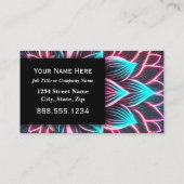 Nightclub Electric Lotus Professional Executive Visitekaartje (Achterkant)