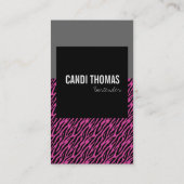 Nightclub- of Bartender-Visitekaartjes Visitekaartje (Achterkant)