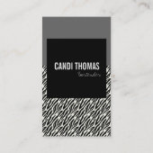 Nightclub- of Bartender-Visitekaartjes Visitekaartje (Achterkant)