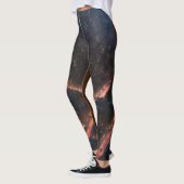 "Nightfall Elegance: Gotham City Skyline afgedrukt Leggings (Links)