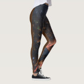 "Nightfall Elegance: Gotham City Skyline afgedrukt Leggings (Rechts)